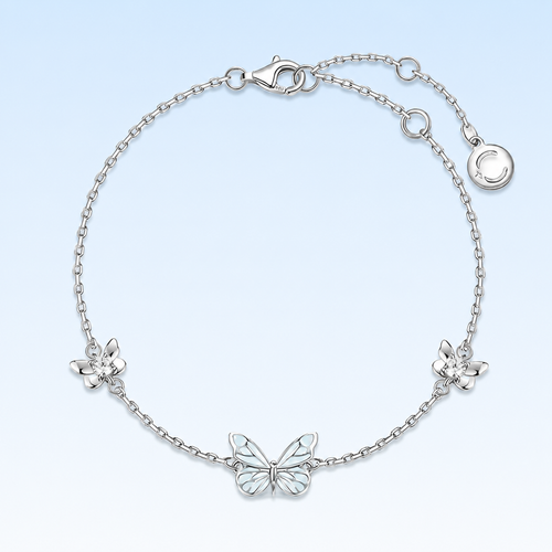 Lumière Blue Butterfly Bracelet