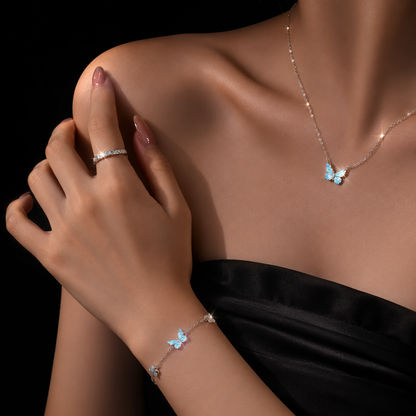 Lumière Blue Butterfly Bracelet
