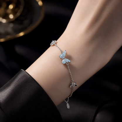 Lumière Blue Butterfly Bracelet
